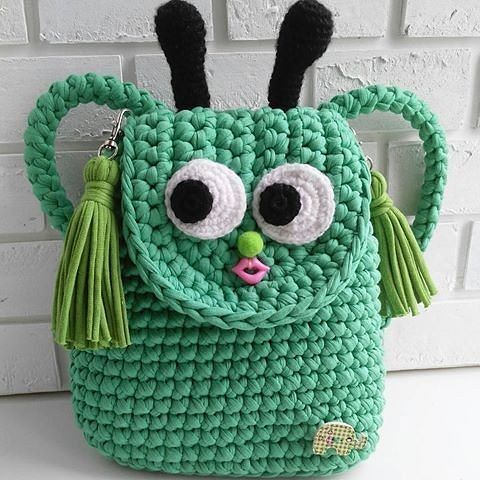 Вязаные рюкзачки ручной работы. Вот уж прикольно придумали рукодельницы! Вязаные рюкзачки ручной работы. Вот уж прикольно придумали рукодельницы! handmake,вязание,поделки своими руками