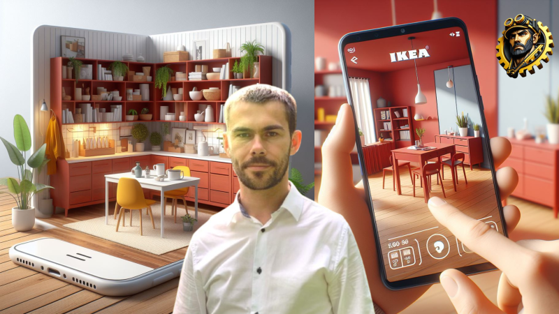 IKEA Place - приложение, которое позволяет пользователям поместить мебель IKEA в реальном мире и увидеть, как она будет выглядеть в их доме.