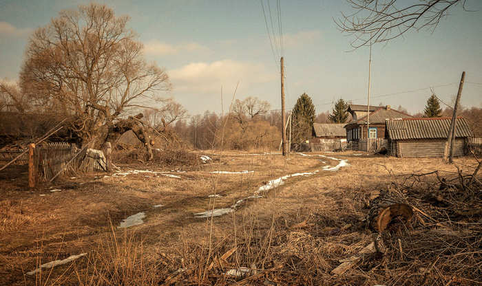 В деревне весной 