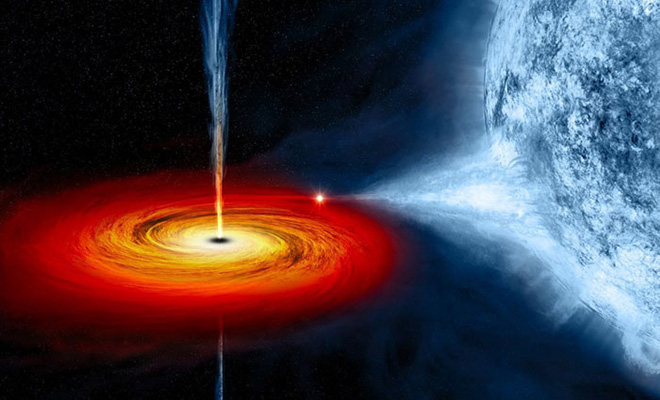 Черная дыра в центре нашей Галактики начала притягивать огромный странный объект
