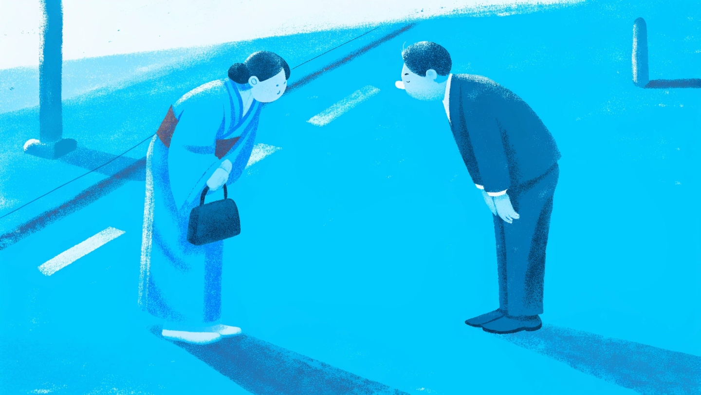 япония, приветствие