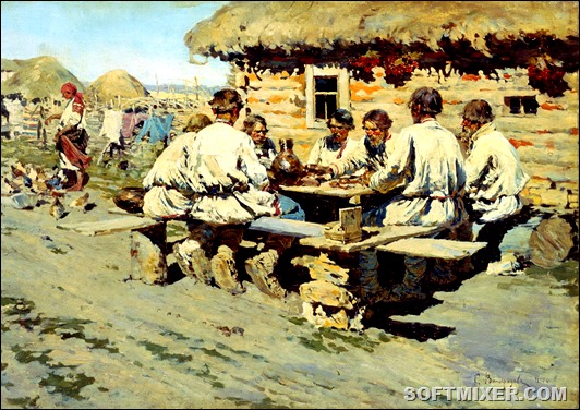 Еда крестьян в XIX веке