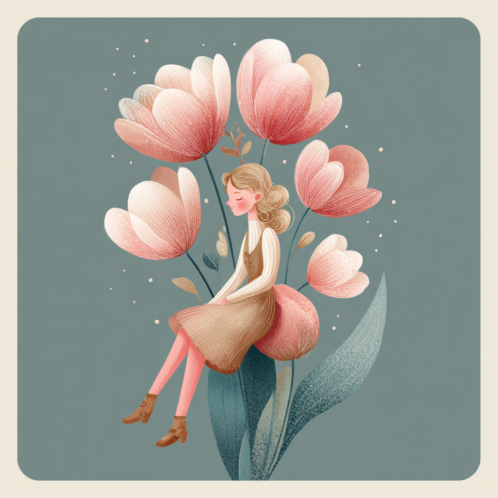 Как сделать открытку на 8 Марта из вашего фото с подругой, мамой и дочкой — готовые промты для нейросети Марта, открытку, исходного, черты, основе, загруженного, Главное, максимально, точно, искажений, сохрани, открытка, стиле, Стиль, надпись, цветущем, атмосфера, Вокруг, праздником, нежной