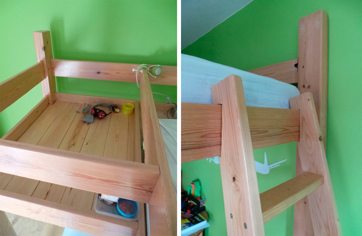 Как сделать детскую кровать-чердак своими руками для дома и дачи,мастер-класс