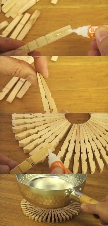 Очень интересные идеи из прищепок handmake,поделки своими руками,разное