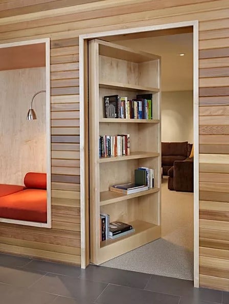 15 потайных комнат, которые хотел бы иметь в собственном доме каждый интерьер и дизайн,потайные комнаты