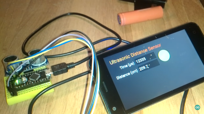Самодельная ультразвуковая рулетка android, рулетка, своими руками, сделай сам