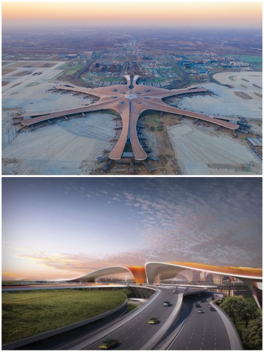 В Китае достроили гигантский аэропорт «Дасин»