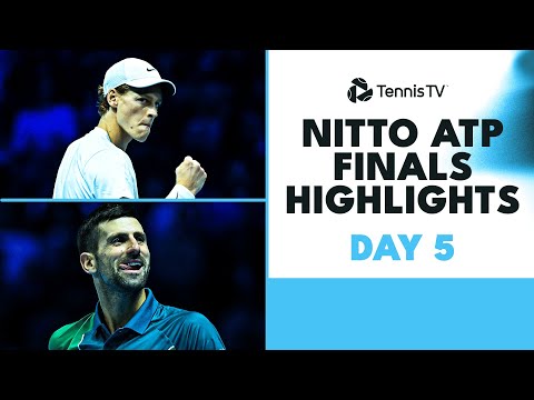 Лучшие моменты четверга на итоговом турнире ATP: Синнер и Джокович вышли в полуфинал