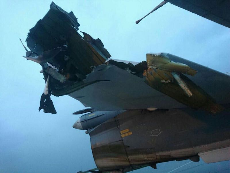 Опубликованы снимки поврежденных при обстреле Хмеймима российских самолетов