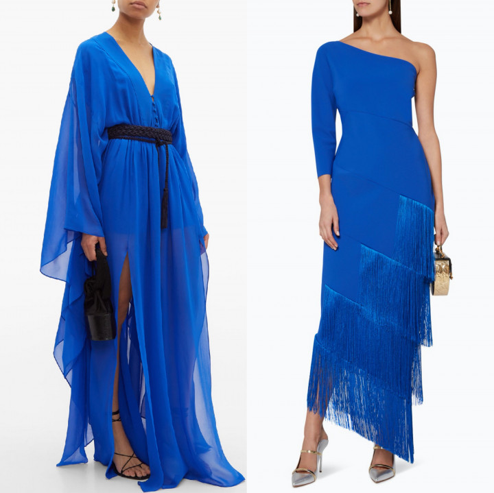 Выбираем синее вечернее платье для новогодних праздников