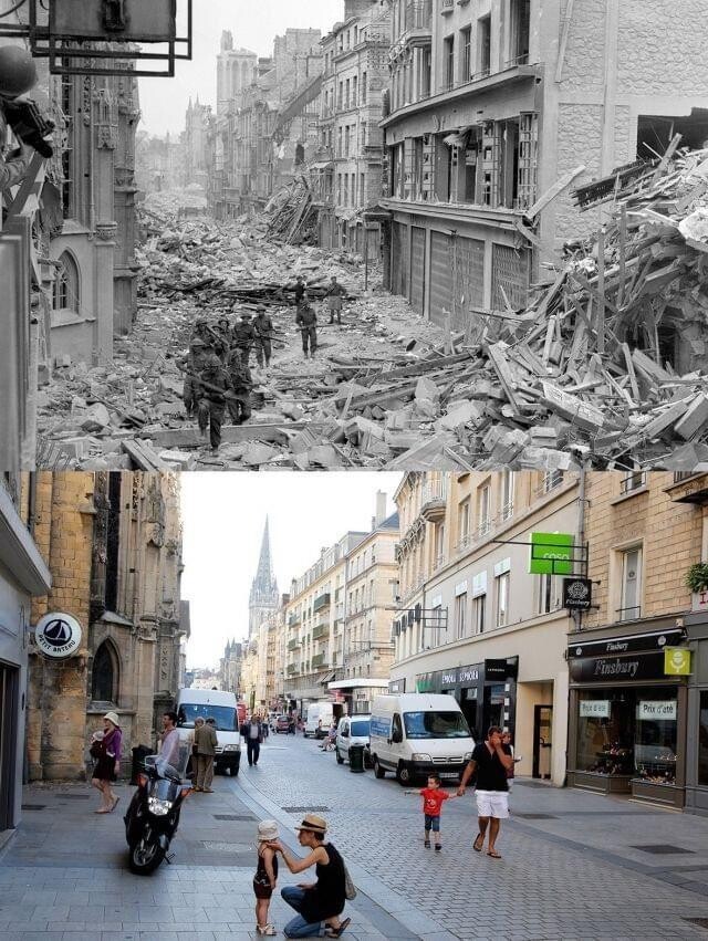 Фотография: Тогда и сейчас: 30 интересных фото, которые показывают течение времени №31 - BigPicture.ru
