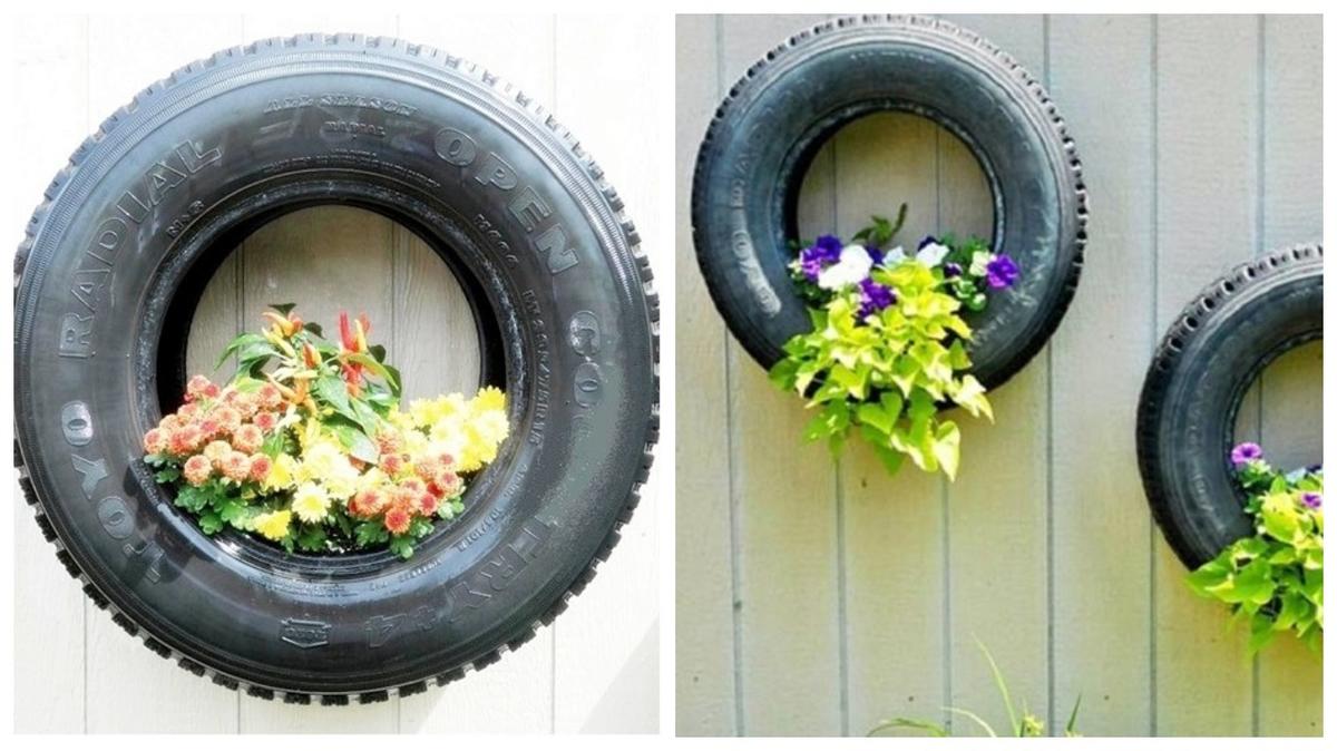 Не спешите выбросить: поделки для сада из старых вещей для дома и дачи,новая жизнь старых вещей
