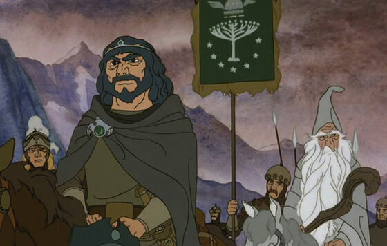 Кадр из мультфильма «Возвращение короля». 