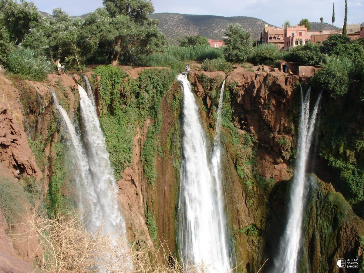 Водопад узуд марокко