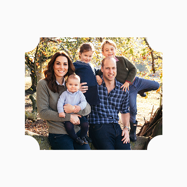 Герцоги Кембриджские Кэтрин и Уильям с детьми, 2018 год