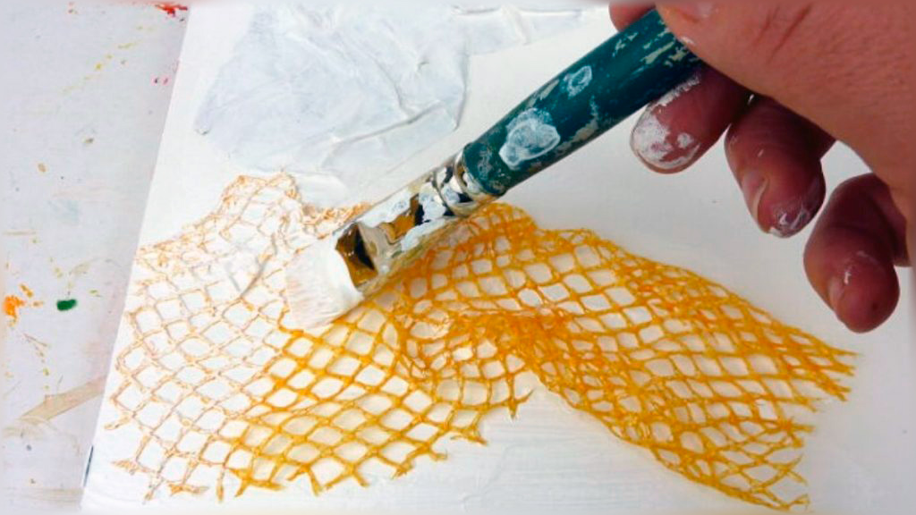 5 простых техник коллажа для создания текстуры акриловой, краской, можно, поверхность, обильно, коллажей, создавать, белой, покрасьте, гофрокартон, краски, текстуры, помощью, коллажа, различные, всему, поверхности, бумаги, Затем, сторону