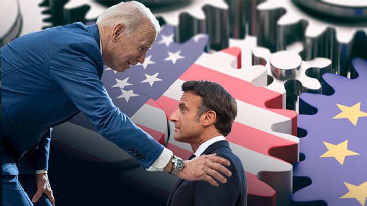 "ОТВЕТКА" ЗА РАЗГОВОРЫ С ПУТИНЫМ: БАЙДЕН ПРИГРОЗИЛ МАКРОНУ ЯДЕРНЫМ УДАРОМ