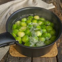 Брюссельская капуста в сливочном соусе под сырной корочкой кулинария,кухонька,рецепты