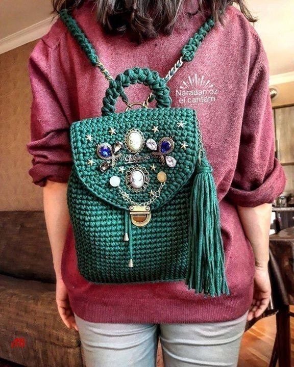 Стильные вязаные рюкзаки Стильные вязаные рюкзаки вязаные рюкзаки,идеи,рукоделие,своими руками,сделай сам