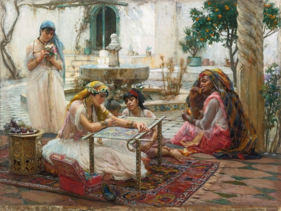 картина художника Фредерика Артура Бриджмена (Frederick Arthur Bridgman) – 23 художник Фредерик Артур Бриджмен (Frederick Arthur Bridgman) картины – 23