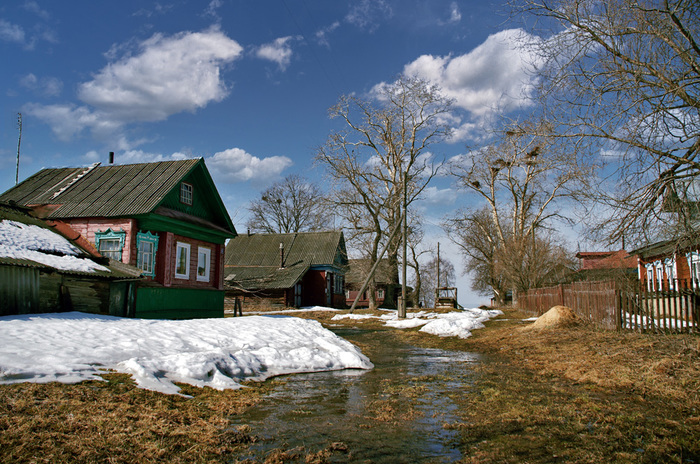 В деревне весной 