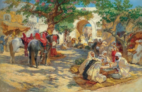 картина художника Фредерика Артура Бриджмена (Frederick Arthur Bridgman) – 38 художник Фредерик Артур Бриджмен (Frederick Arthur Bridgman) картины – 38
