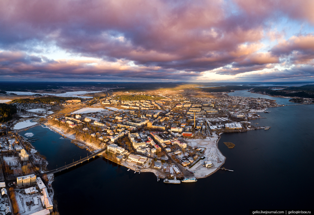 Сортавала с высоты