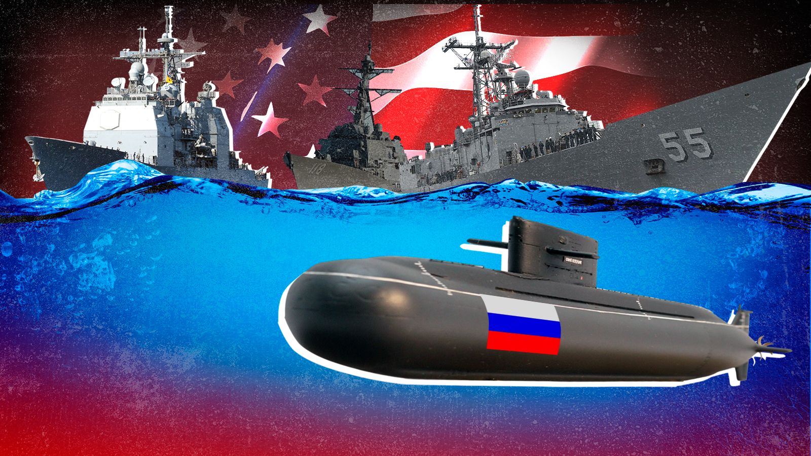 Sohu: сюрприз от ВМФ РФ напугал американский авианосец «Буш» в Средиземном море