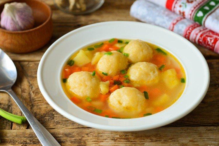 12 вкусных cупов с клецками, с которыми справится любая хозяйка первые блюда,супы