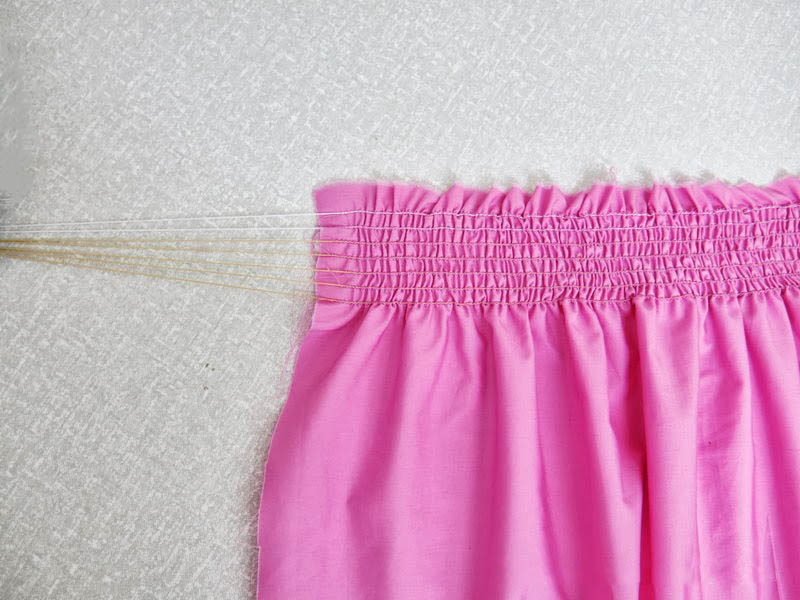 Как пришить резинку на юбку