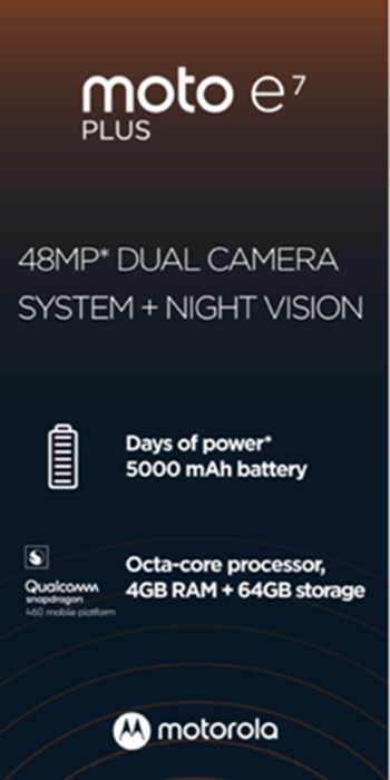 Смартфон Moto E7 Plus получит 48-Мп камеру с системой ночного видения Смартфон Moto E7 Plus получит 48-Мп камеру с системой ночного видения новости,смартфон,статья