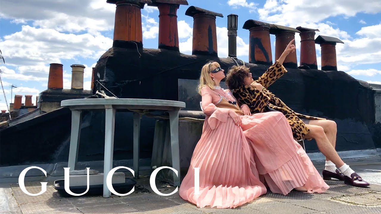 Кадр из рекламной кампании Gucci осень-зима 2020