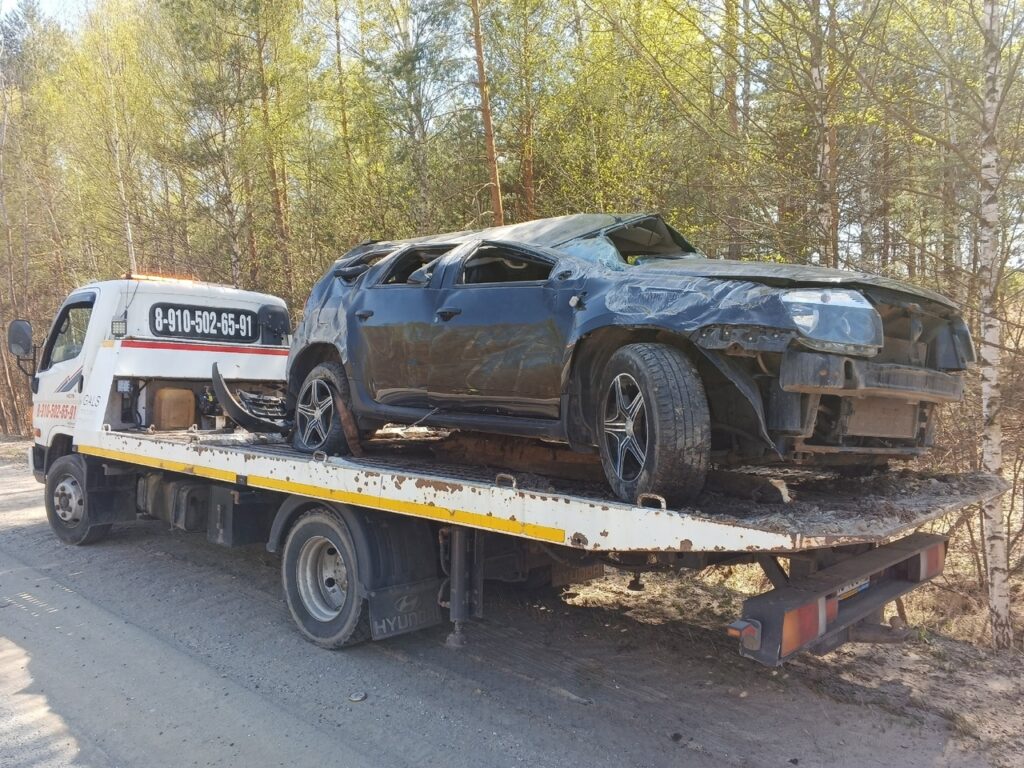 В Касимовском районе Renault Duster опрокинулся в кювет
