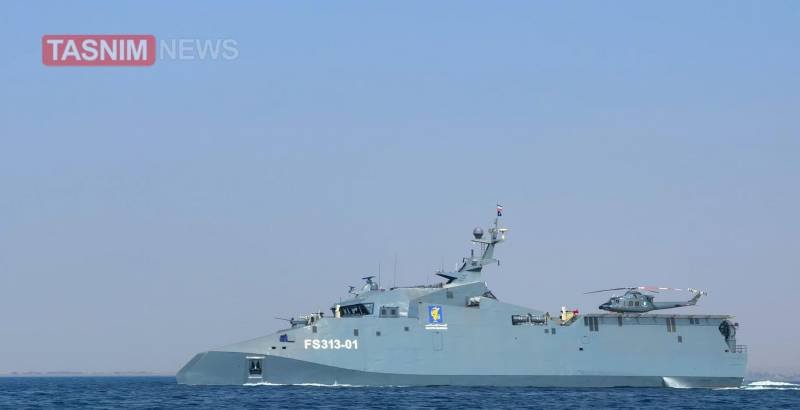 ВМС КСИР получили ракетный корабль-катамаран «Шахид Сулеймани» вмф