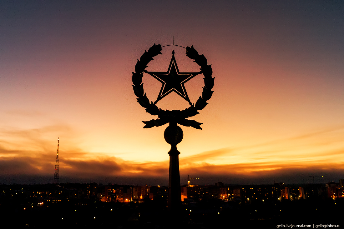 Петрозаводск с высоты, вокзал