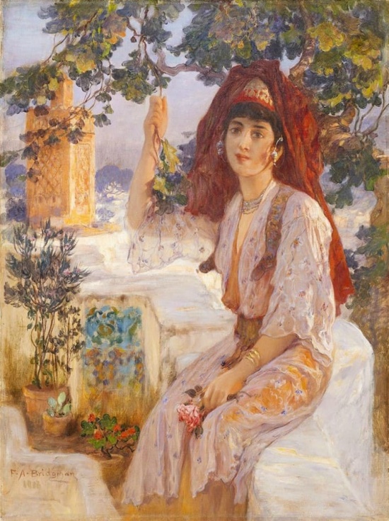 картина художника Фредерика Артура Бриджмена (Frederick Arthur Bridgman) – 34 художник Фредерик Артур Бриджмен (Frederick Arthur Bridgman) картины – 34