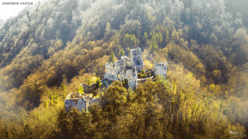 Как выглядели известные европейские замки до того, как превратились в руины
