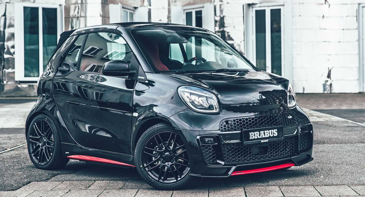 Тюнинг-ателье Brabus превратил электрокар Smart EQ ForTwo в «злой» городской автомобильчик Автомобили