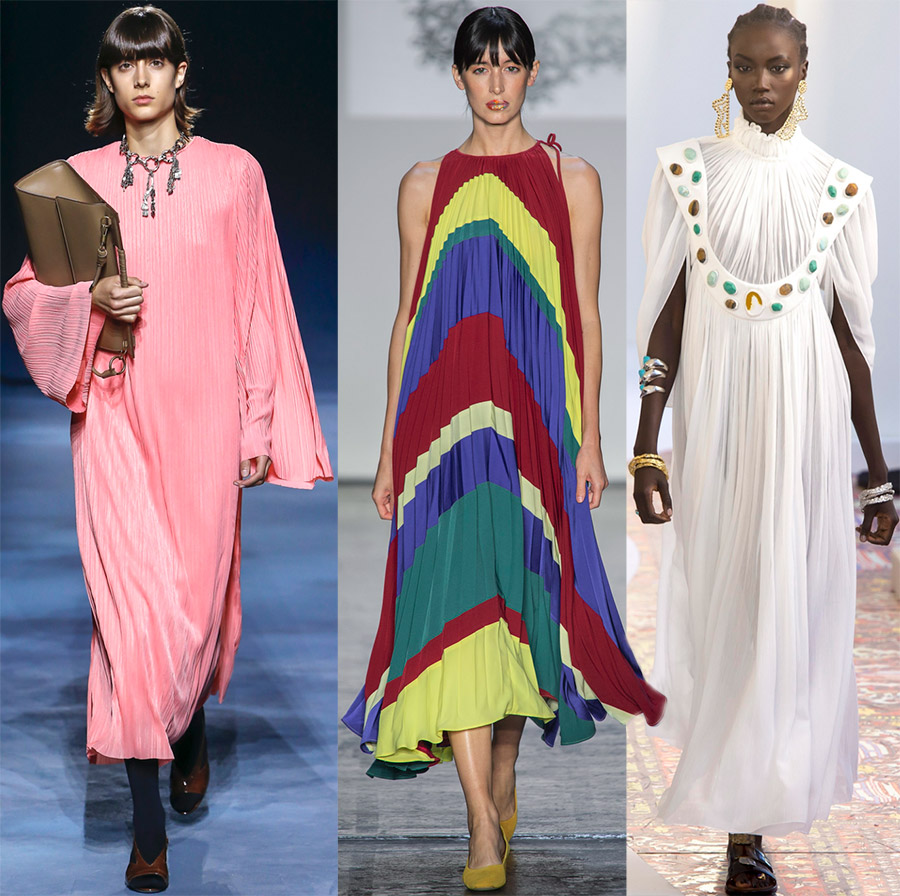 Модные и красивые платья и юбки с плиссировкой Модные и красивые платья и юбки с плиссировкой лучшее