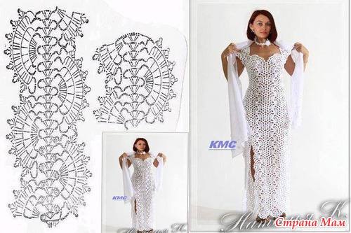 Вязаное платье 