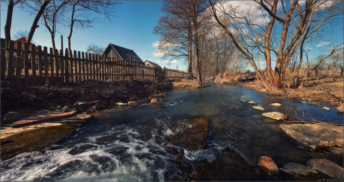 В деревне весной 