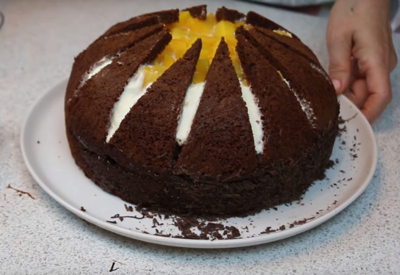 Эффектный и оригинальный торт «Килиманджаро» десерты,кулинария,сладкая выпечка,торты