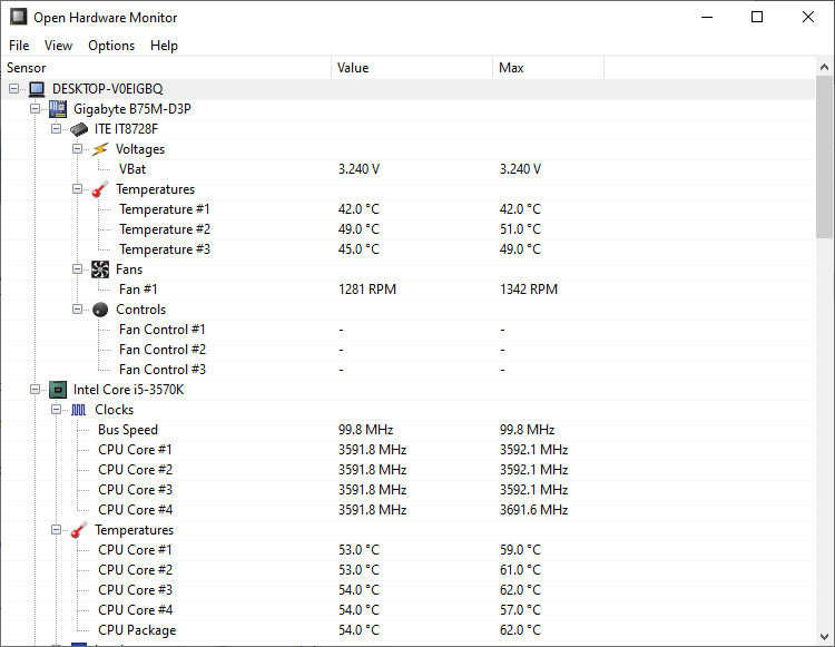 open hardware monitor windows 10 monitoring tool