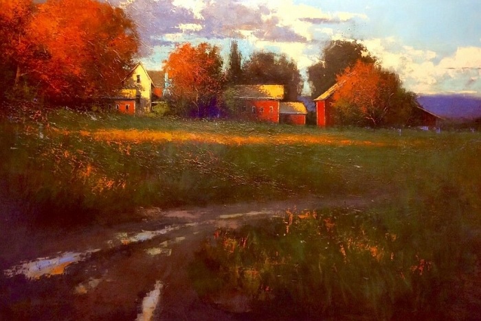 Деревенские пейзажи на эмоциональных картинах с мощной энергетикой Деревенские пейзажи на эмоциональных картинах с мощной энергетикой