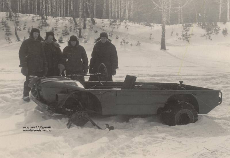 Механические мулы. Транспортёры переднего края Советской Армии НАМИ032М, машина, denisovetsru, машины, военных, также, Фиттерман, случае, только, НАМИ032Г, охлаждения, транспортера, всего, кузова, нельзя, Долматовского, целине, появилась, снежной, концепция