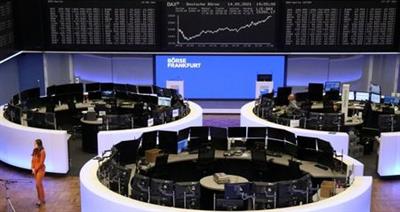 The German share price index DAX graph is pictured at the stock exchange in Frankfurt, Germany, May 14, 2021. REUTERS/Staff