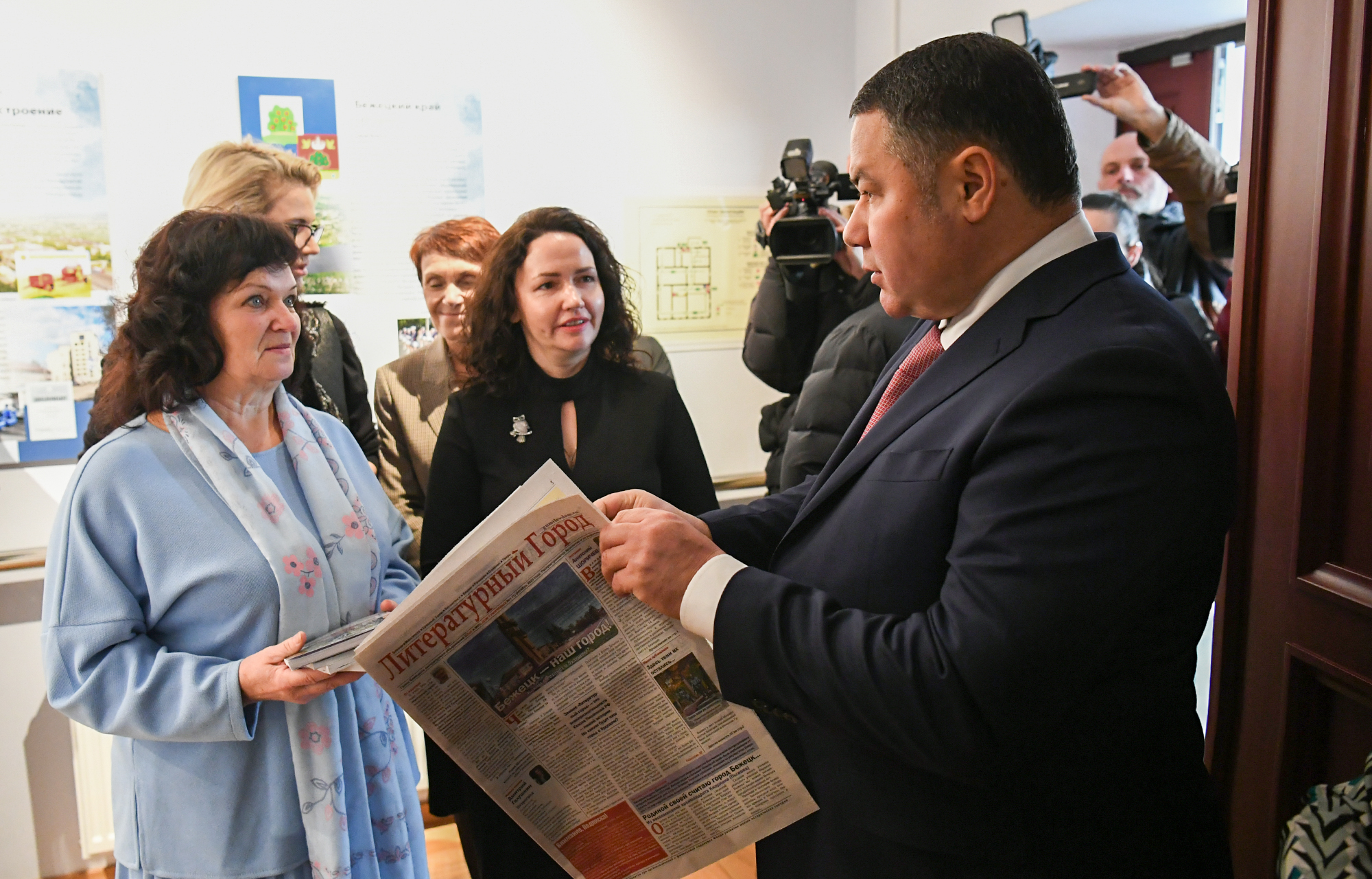 Игорь Руденя побывал в обновленном здании Бежецкого краеведческого музея
