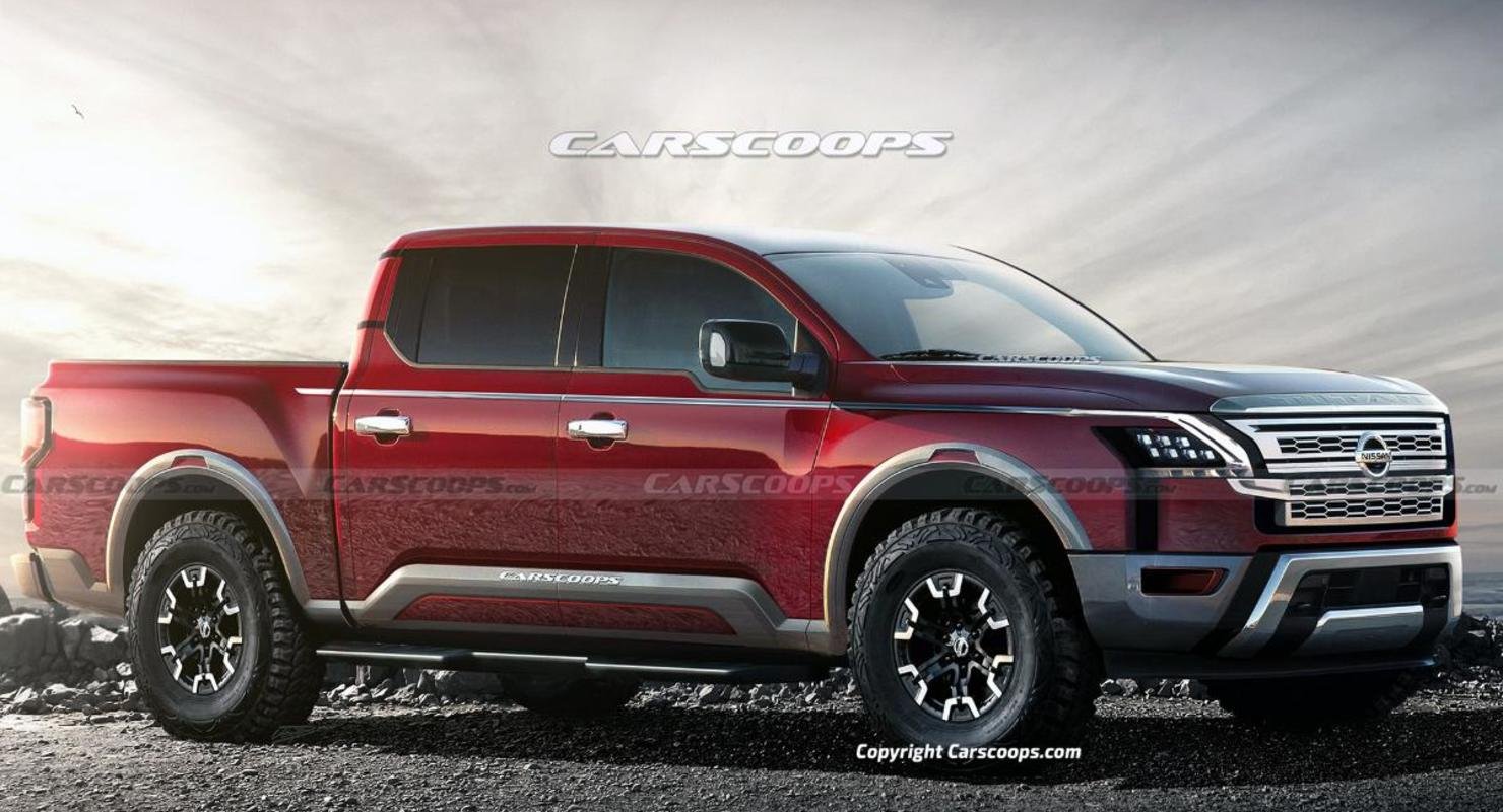 Представлены первые рендеры новейшего пикапа Nissan Titan 2024 года Автомобили