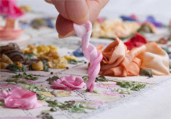 Вышить розу лентами Вышить розу лентами вышивка лентами,сделай сам,Хенд мейд